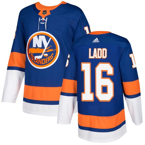 Adidas NEW York Islanders #16 Andrew Ladd Royal Blue Home Authentic Stitched Youth NHL Jersey->youth nhl jersey->Youth Jersey